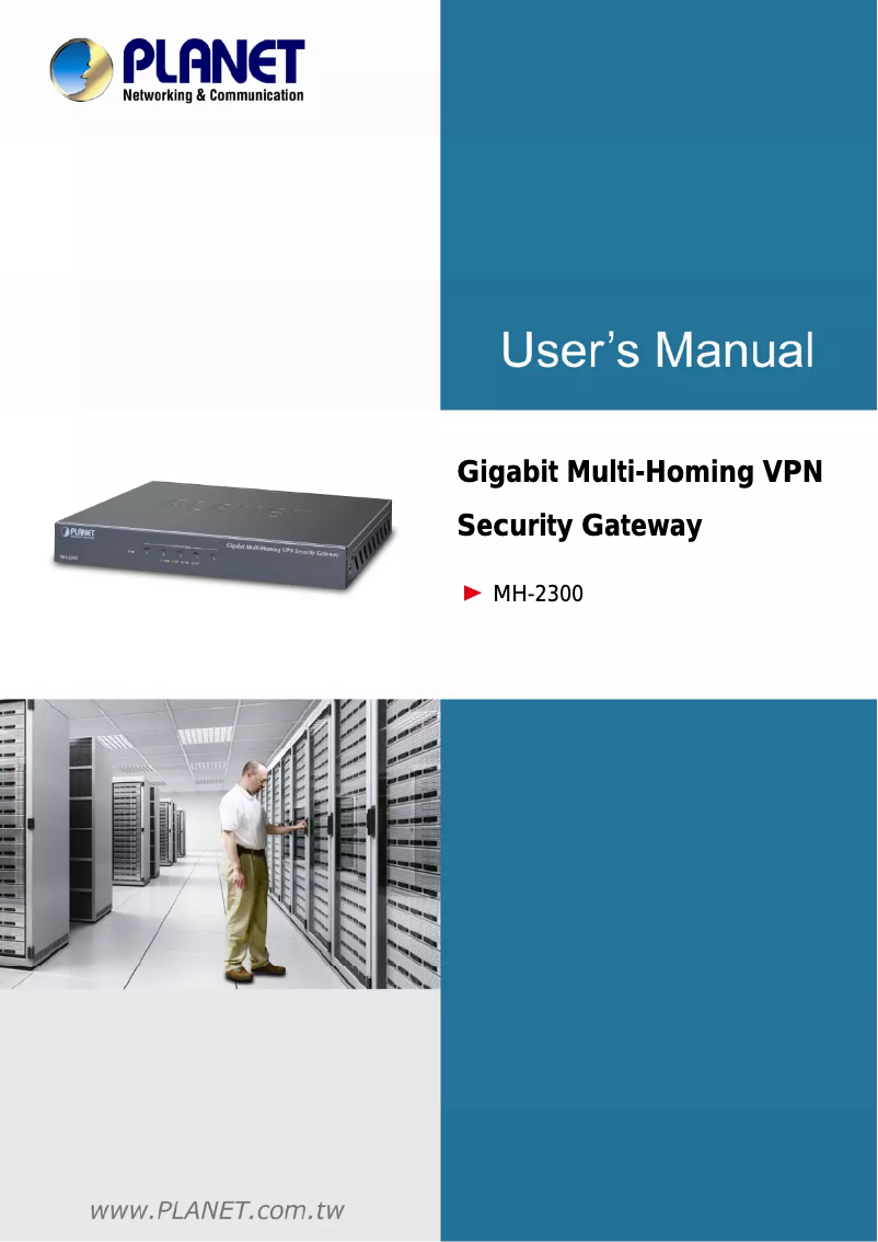 Page 1 de la notice Manuel utilisateur Planet MH-2300