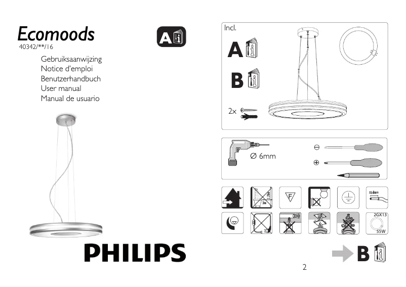 Page n°1 - Manuel utilisateur Philips Ecomoods 403424816