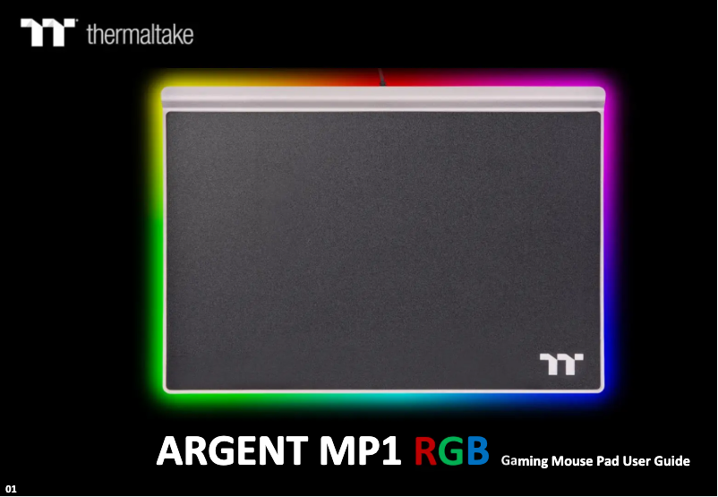 Page 1 de la notice Manuel utilisateur Thermaltake Argent MB1