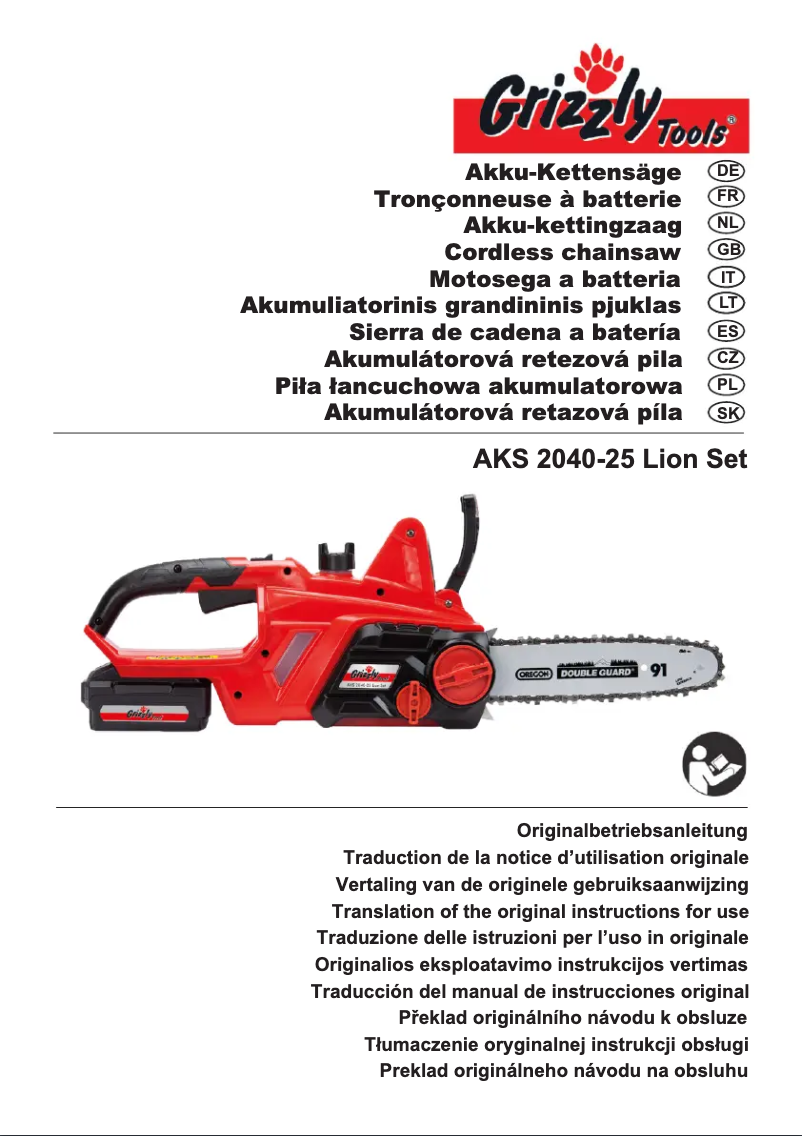 Page n°1 - Manuel utilisateur Grizzly AKS 2040-25 Lion Set