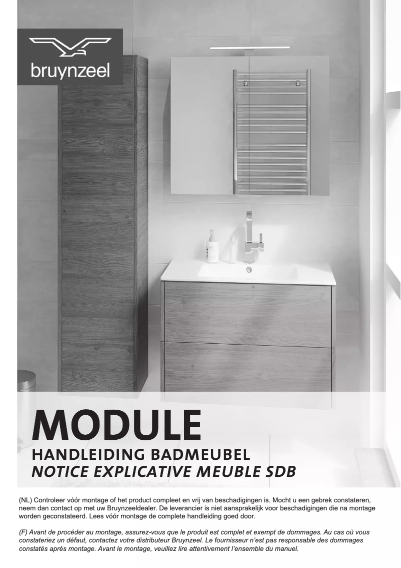 Page 1 de la notice Manuel utilisateur Bruynzeel Module