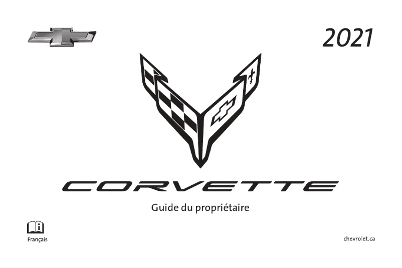 Page 1 de la notice Manuel utilisateur Chevrolet Corvette (2021)