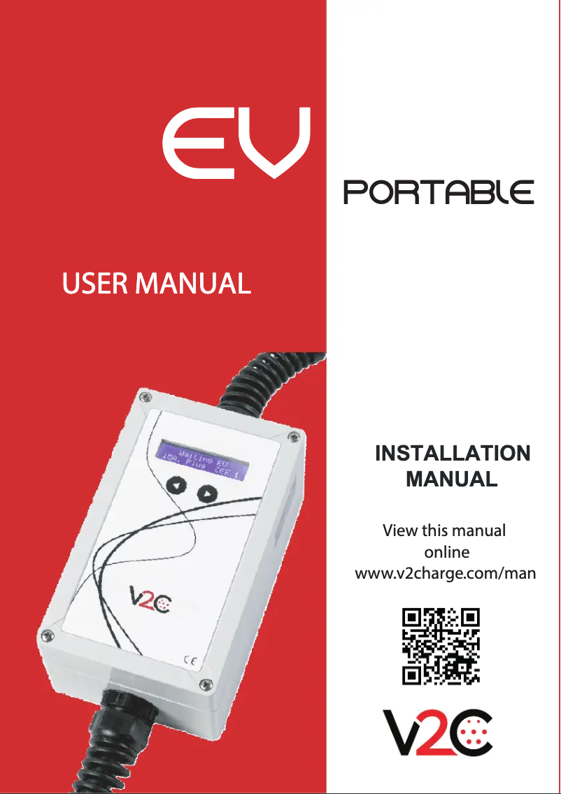 Page n°1 - Manuel utilisateur V2C Portable