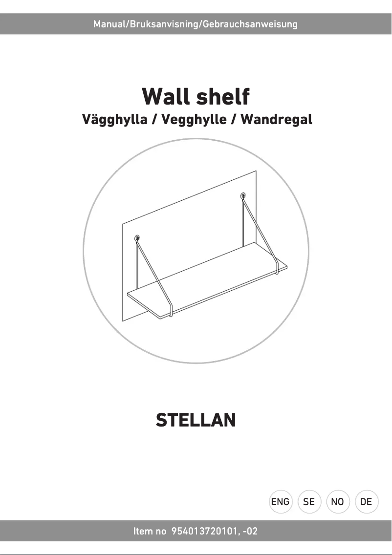 Page 1 de la notice Manuel utilisateur Rusta Stellan