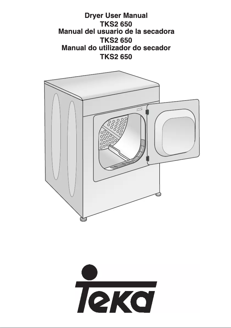 Image de la première page du manuel de l'appareil TKS2 650