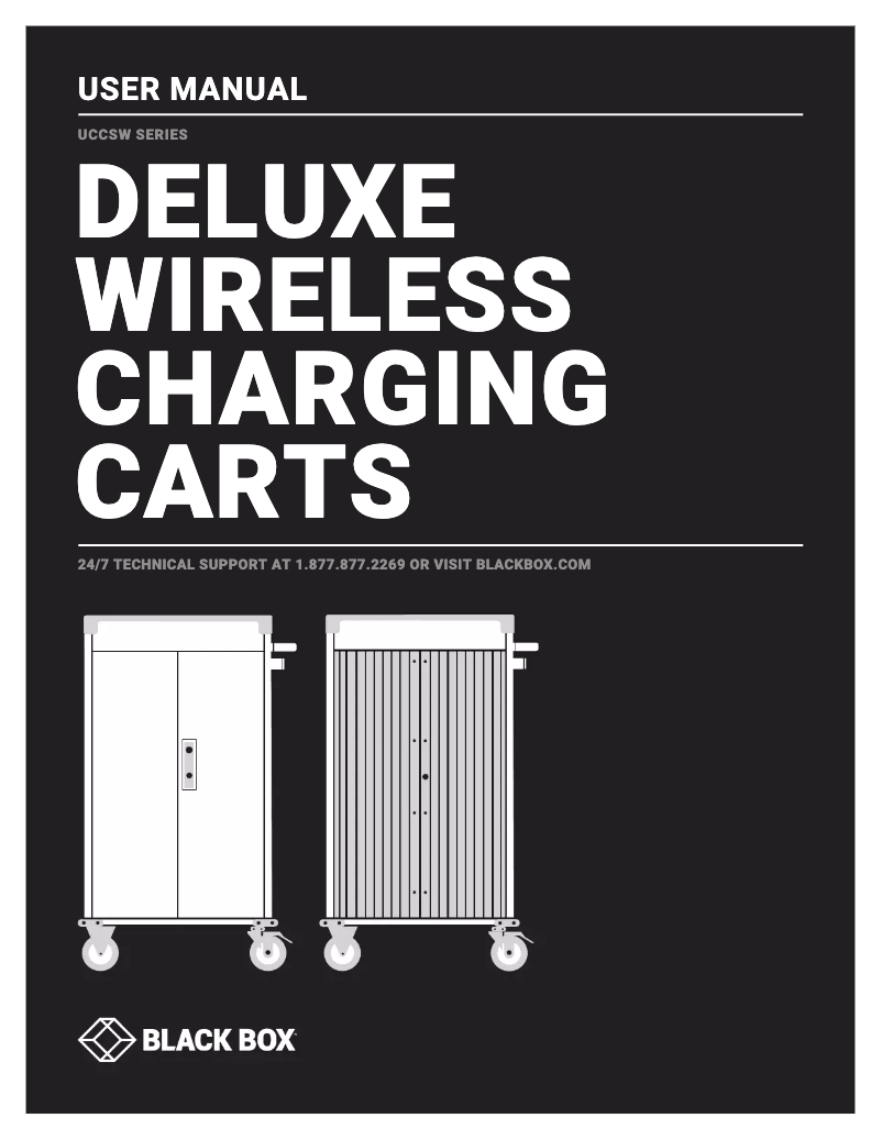 Page n°1 - Manuel utilisateur Black Box Deluxe UCCSW-11-33HP-HASP