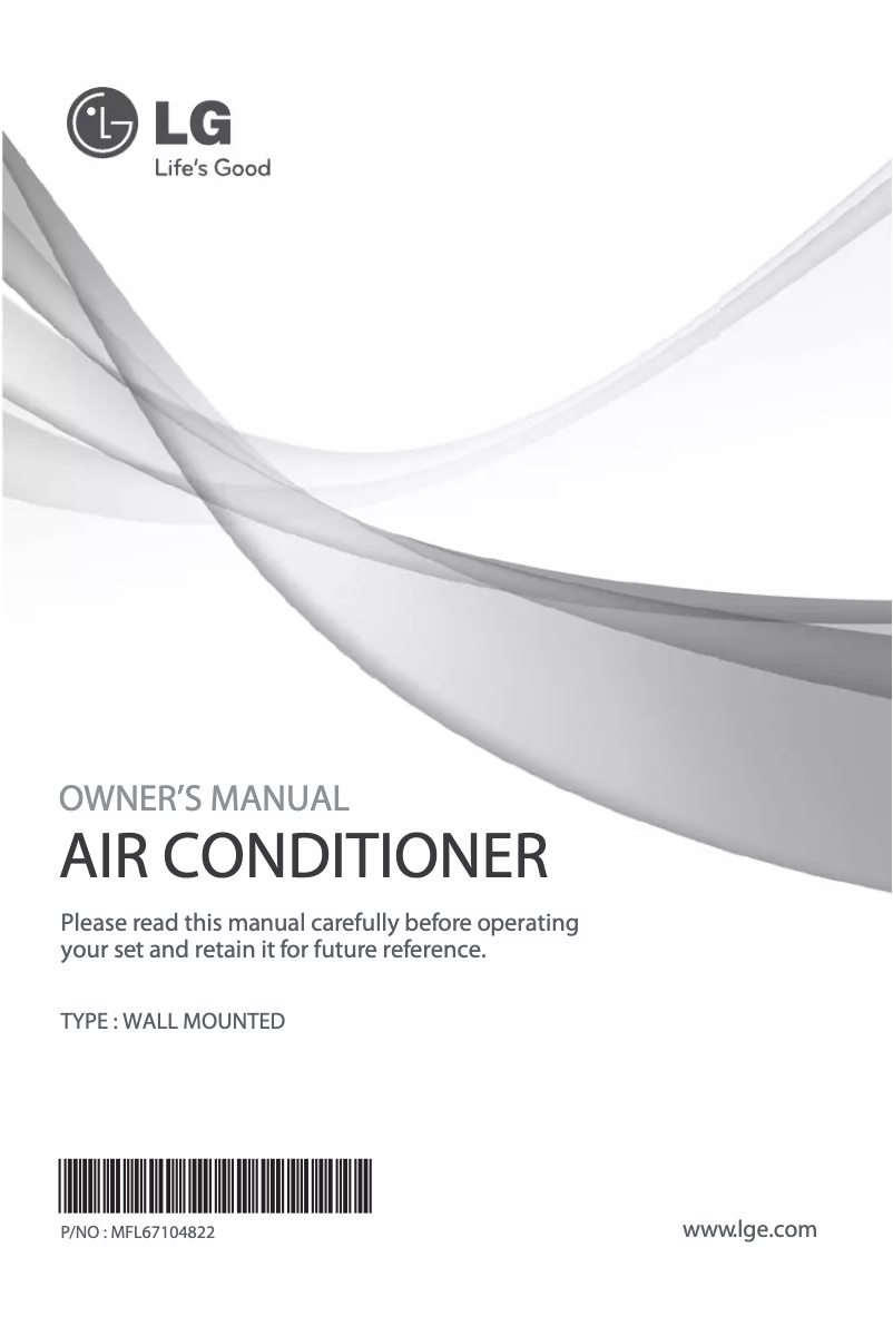 Page 1 de la notice Manuel utilisateur LG BSNQ096B4A1