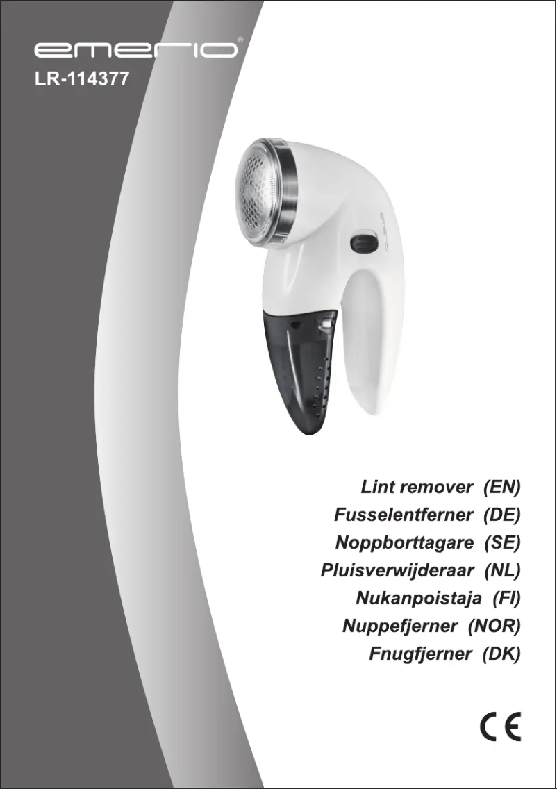 Image de la première page du manuel de l'appareil LR-114377