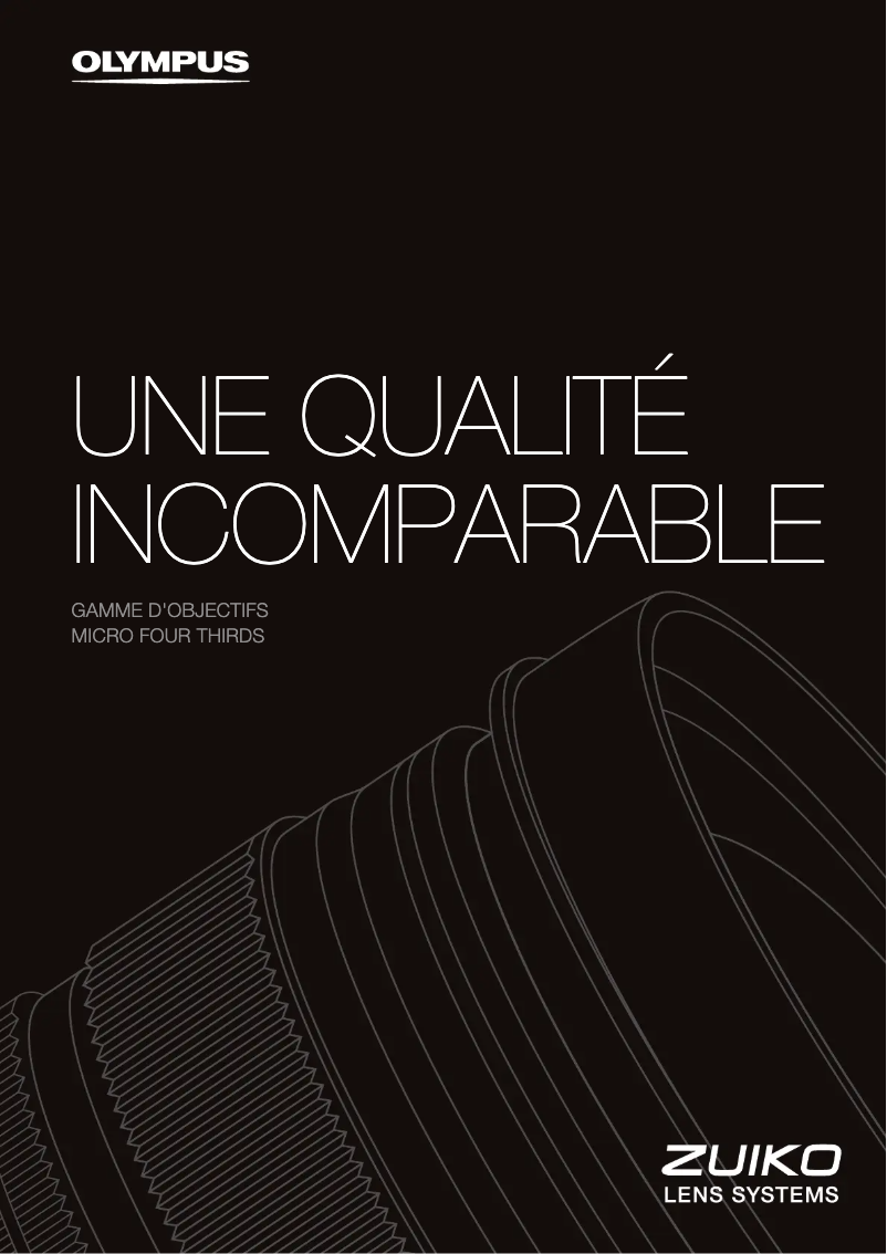 Page 1 de la notice Brochure Olympus MCON‑P02