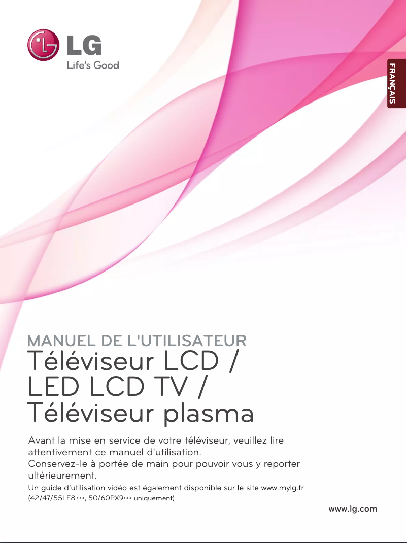 Page n°1 - Manuel utilisateur LG 42LE5500