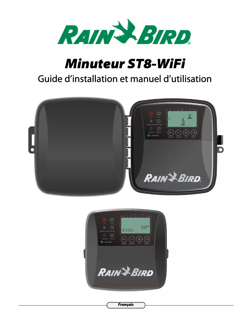 Page 1 de la notice Manuel utilisateur Rain Bird ST8-Wifi