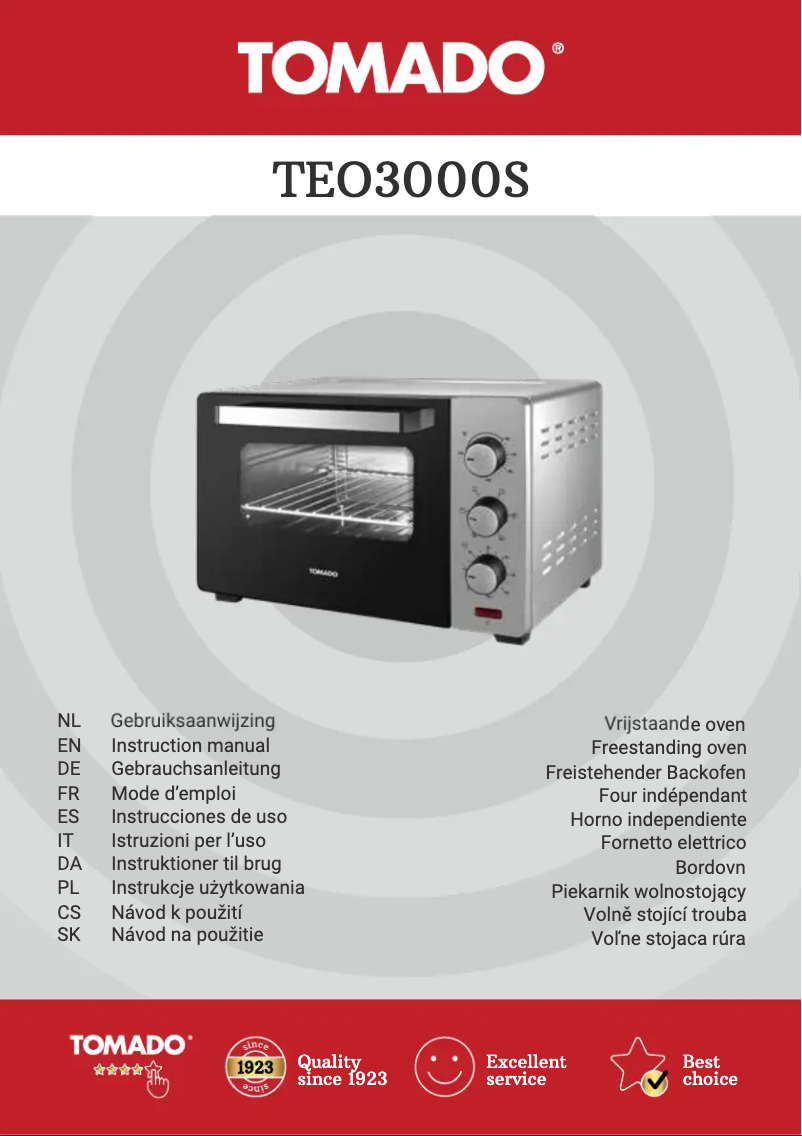Image de la première page du manuel de l'appareil TEO3000S