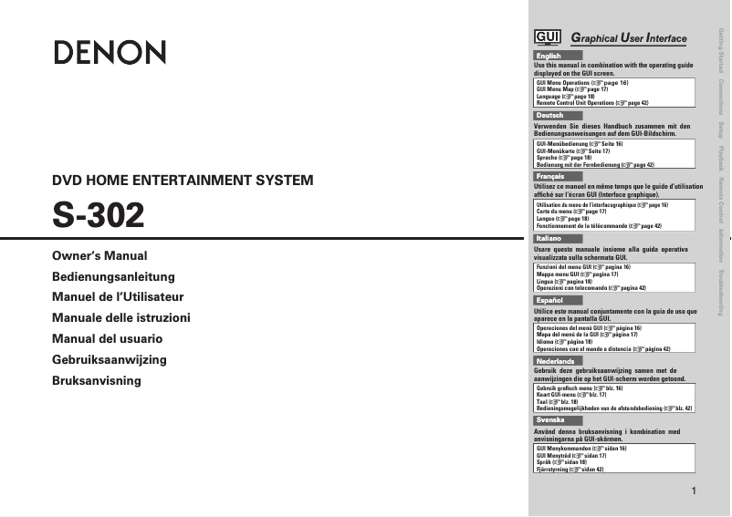 Page n°1 - Manuel utilisateur Lasmex S-03