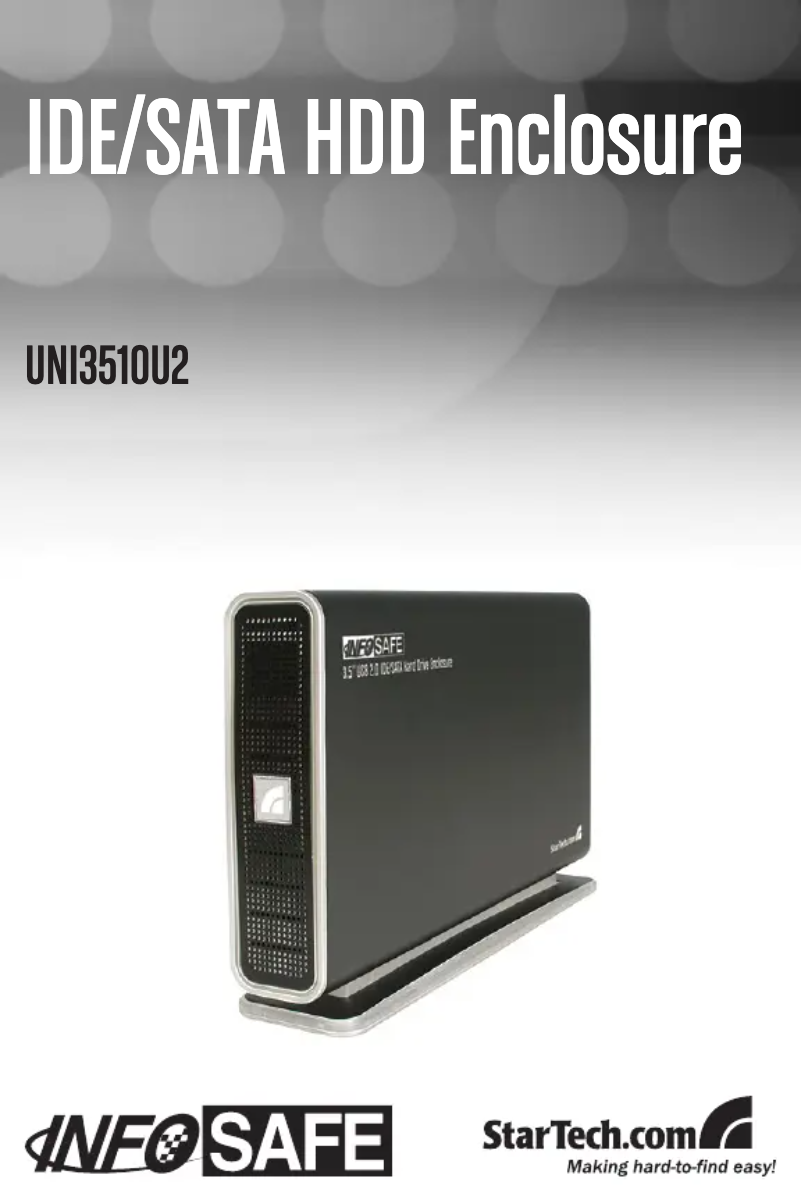 Page 1 de la notice Manuel utilisateur StarTech.com UNI3510U2