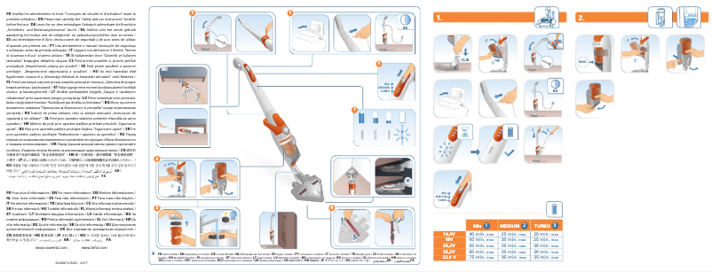 Image de la première page du manuel de l'appareil Air Force Extreme Silence RH8923WO