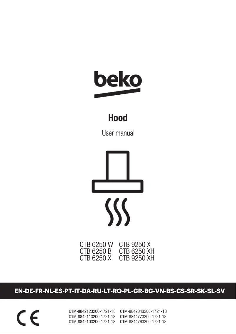Page n°1 - Manuel utilisateur Beko CTB 6250 W