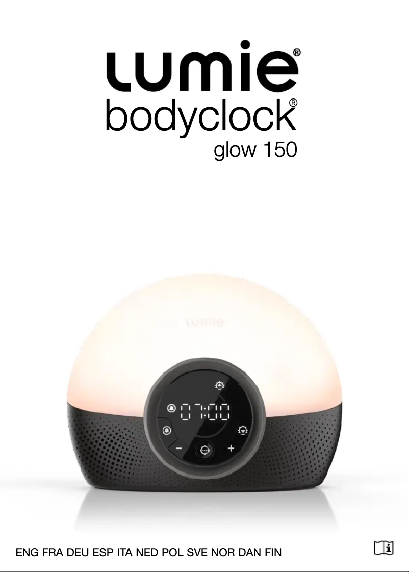 Image de la première page du manuel de l'appareil Bodyclock Glow 150
