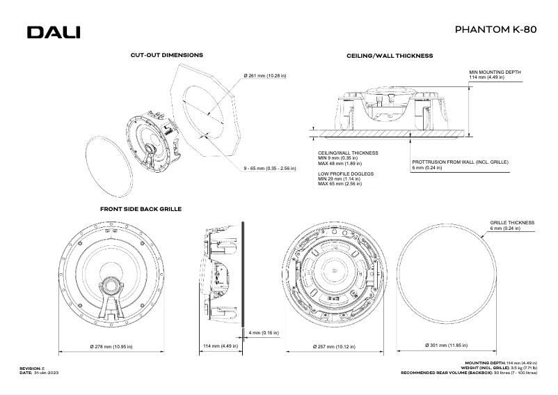 Image de la première page du manuel de l'appareil Phantom K-80