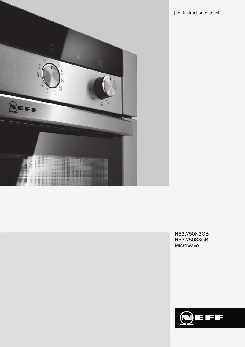 Page n°1 - Manuel d'utilisation et d'entretien Neff H53W50N3GB