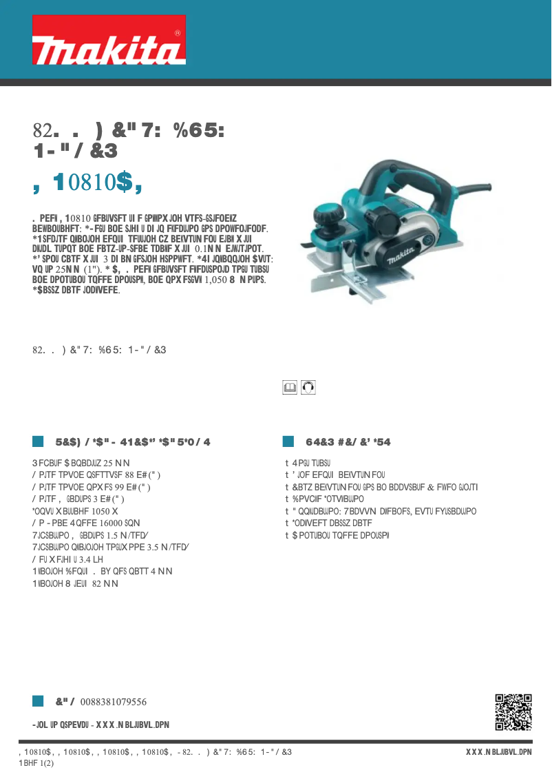 Image de la première page du manuel de l'appareil KP0810CK