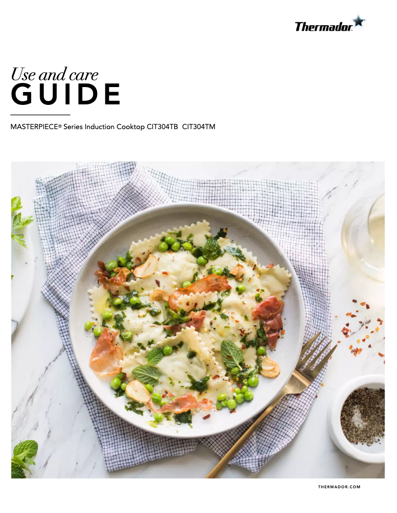 Image de la première page du manuel de l'appareil Masterpiece CIT304TB