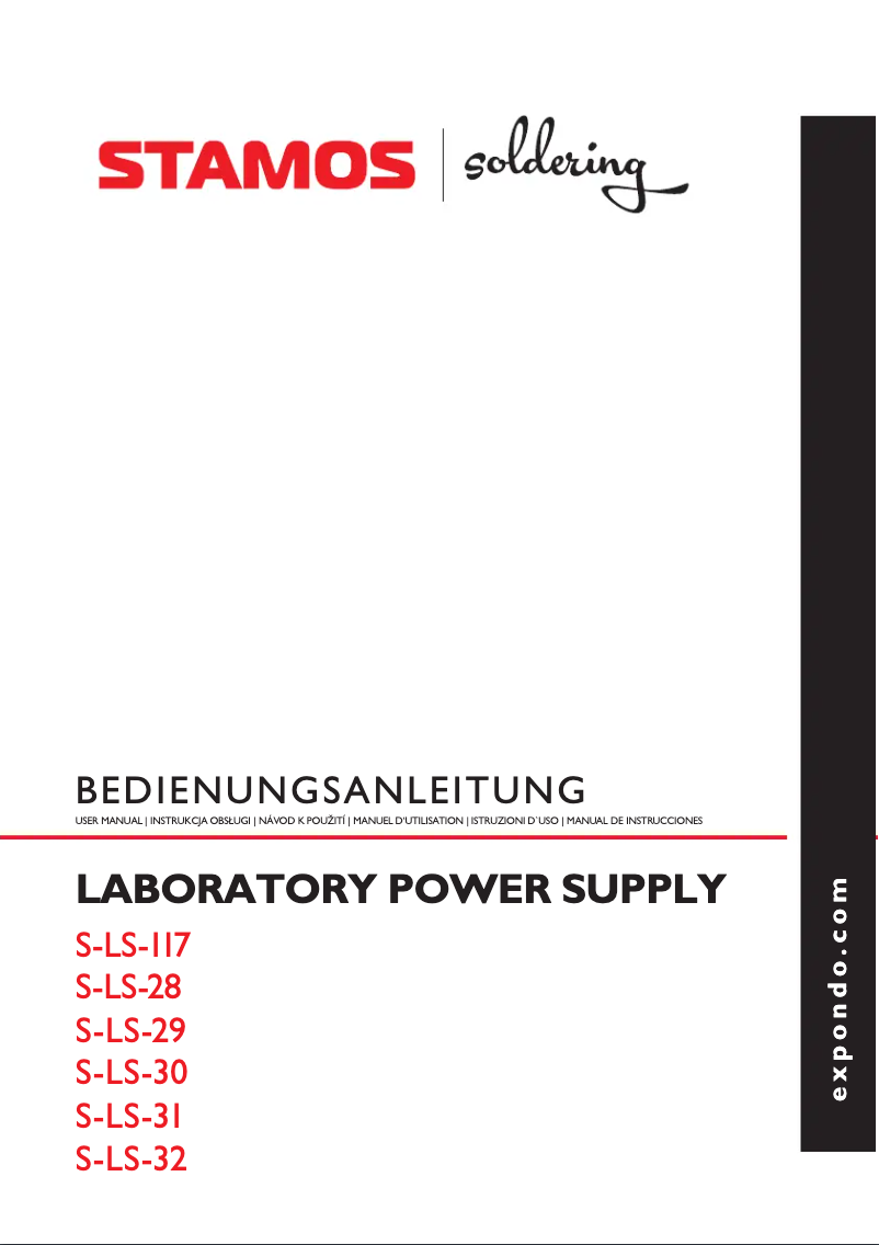 Image de la première page du manuel de l'appareil S-LS-31