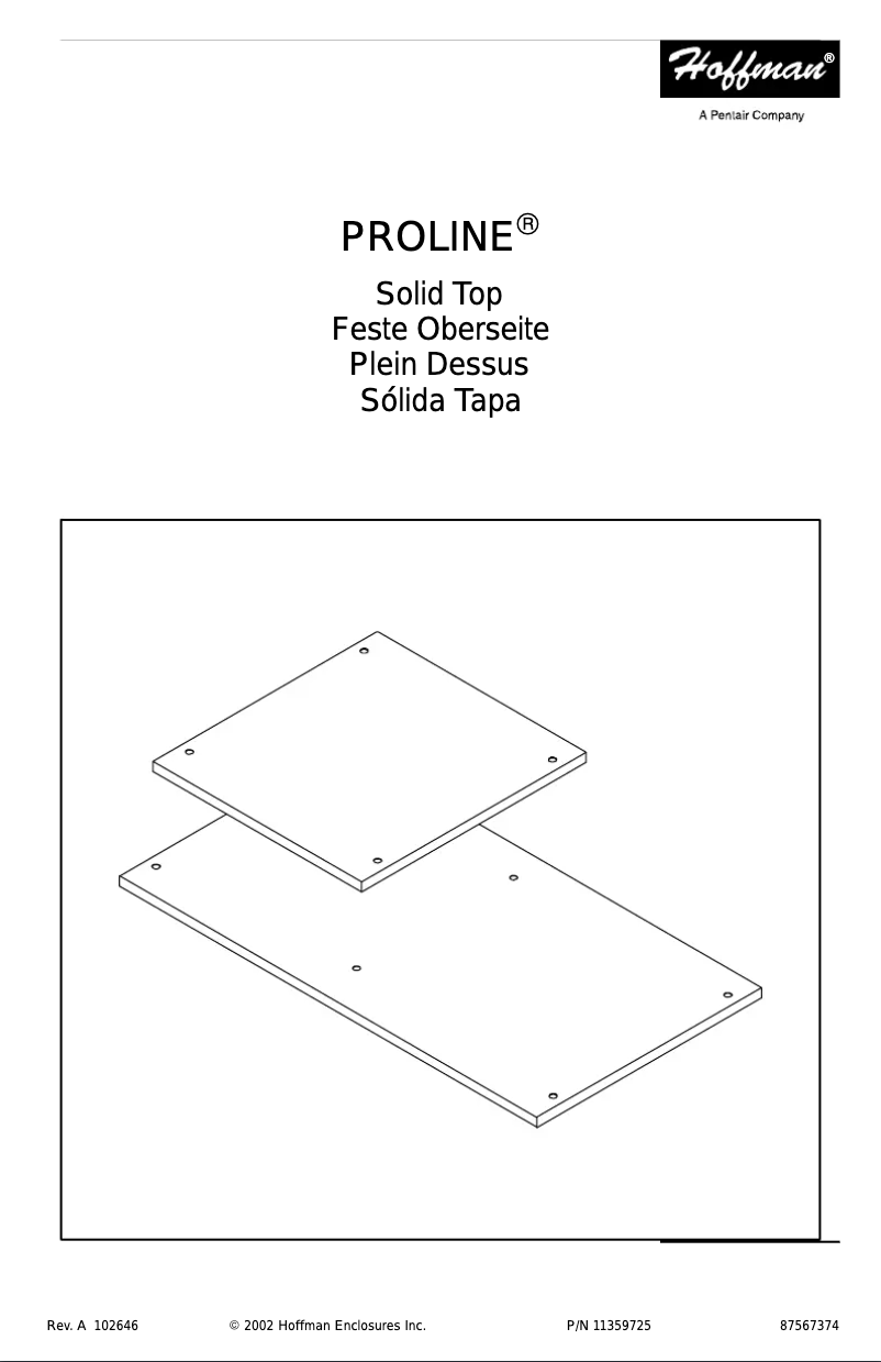 Página 1 del manual Manual de usuario Hoffman PT88