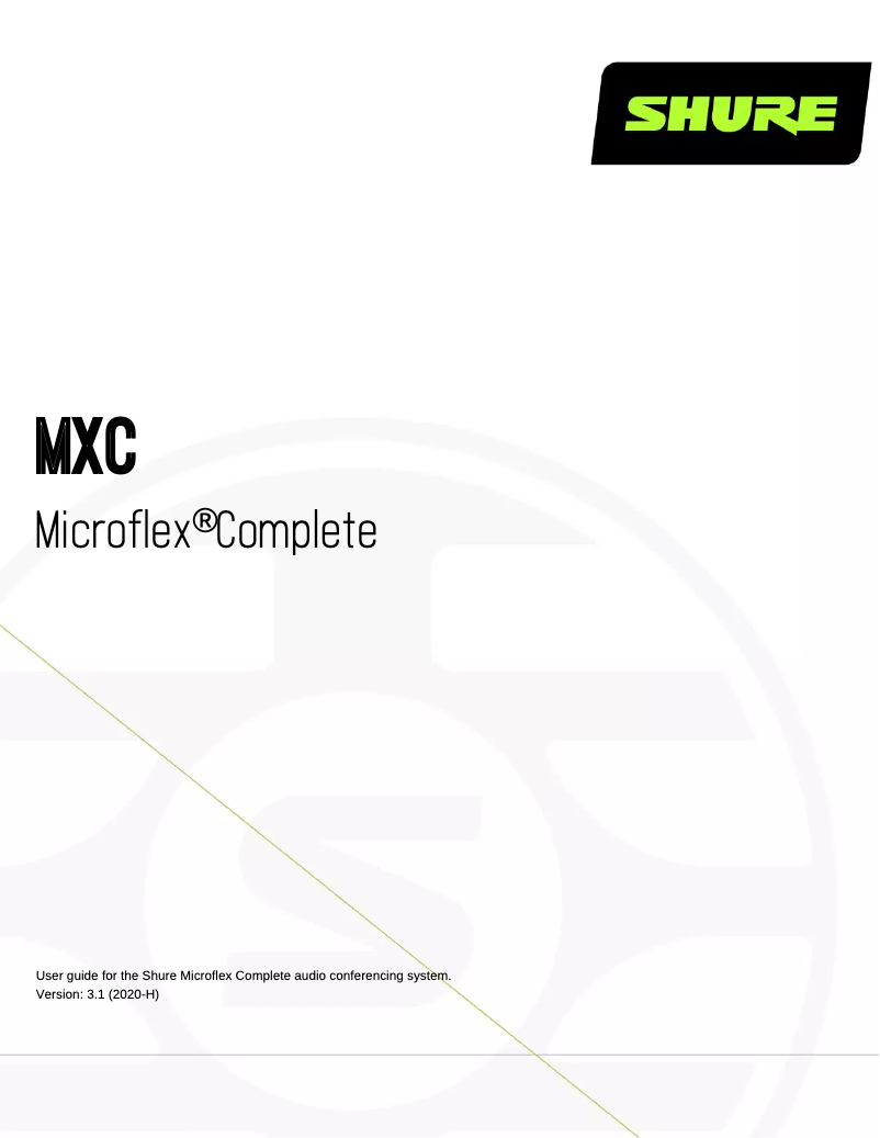 Image de la première page du manuel de l'appareil MXC630