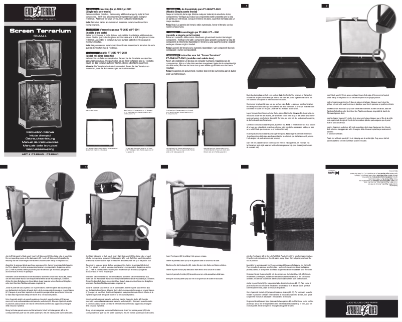 Page 1 de la notice Manuel utilisateur Exo-Terra PT-2640