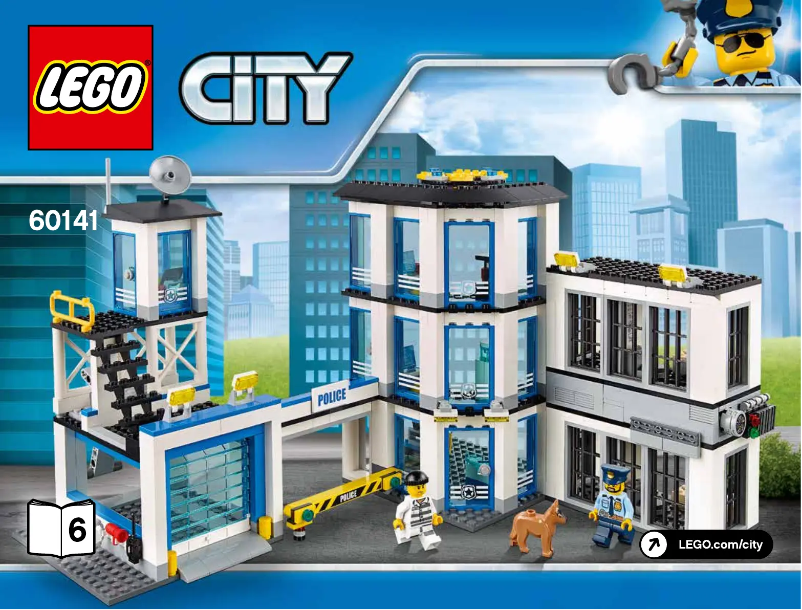 Page n°1 - Consignes visuelles Lego City 60141