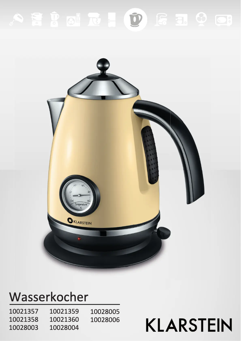 Page 1 de la notice Manuel utilisateur Klarstein 10028003