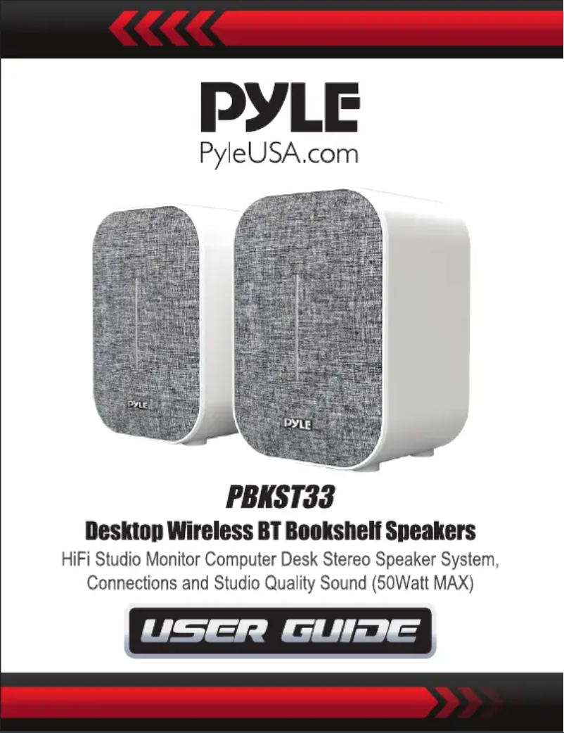 Página 1 del manual Manual de usuario Pyle PBKST33