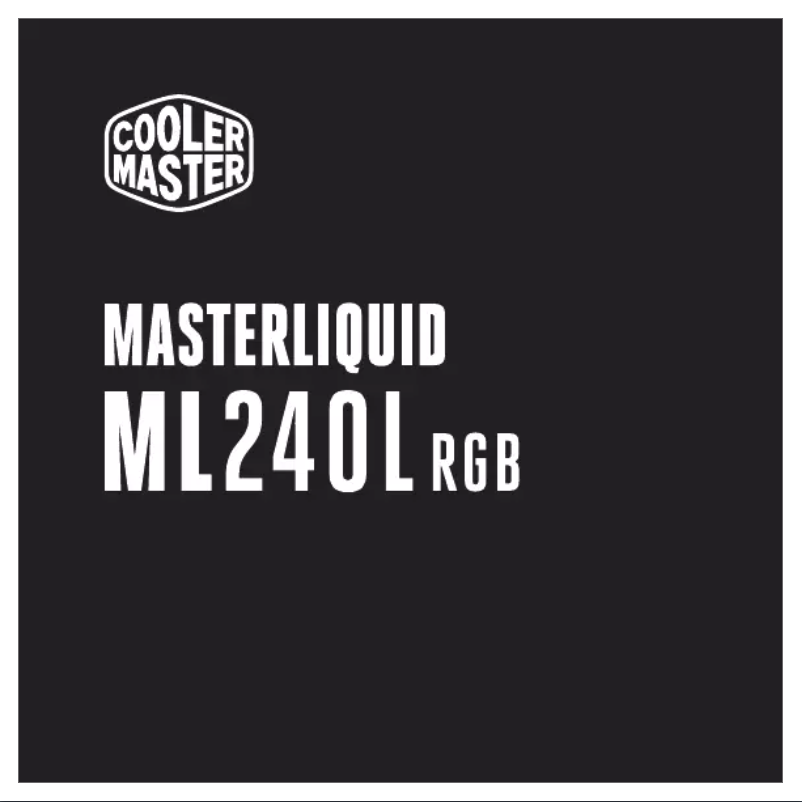 Image de la première page du manuel de l'appareil MasterLiquid ML240L RGB