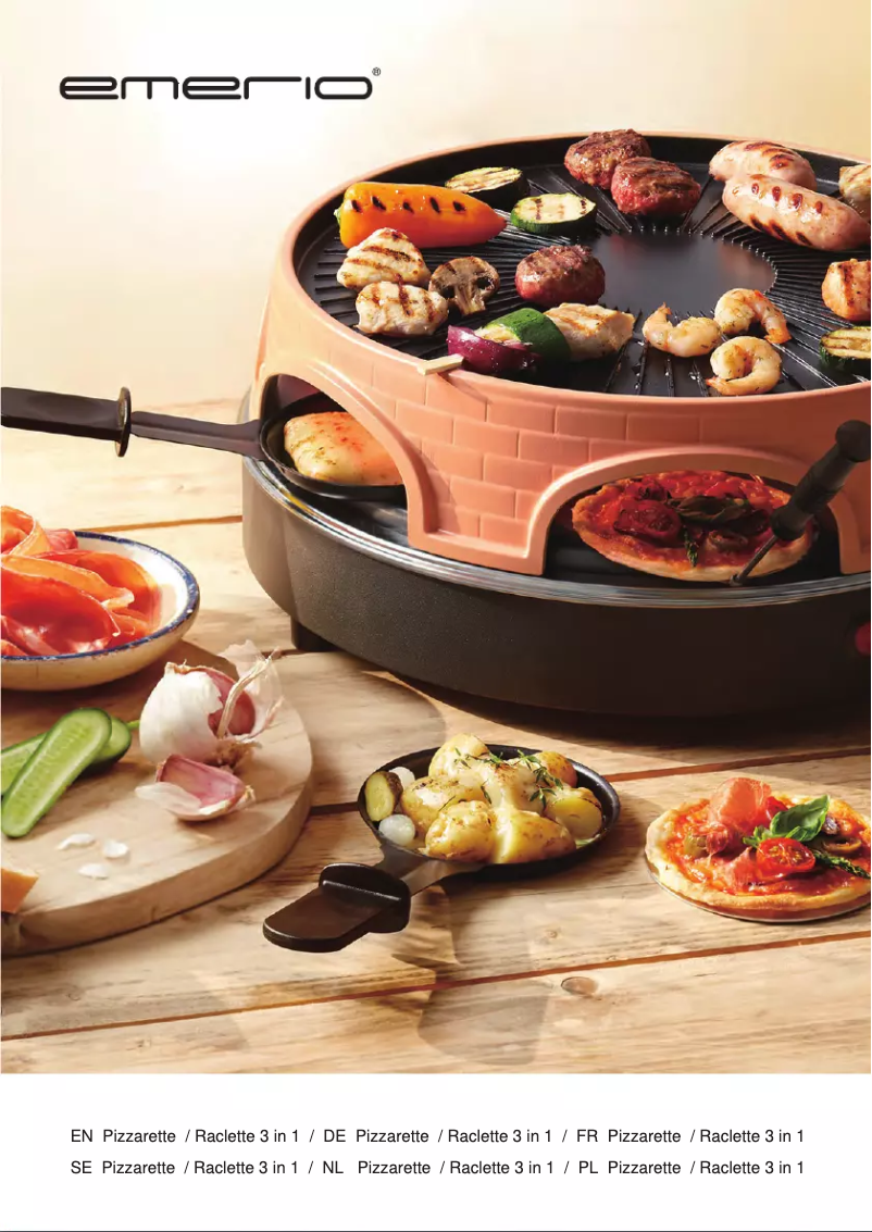 Image de la première page du manuel de l'appareil Pizzarette