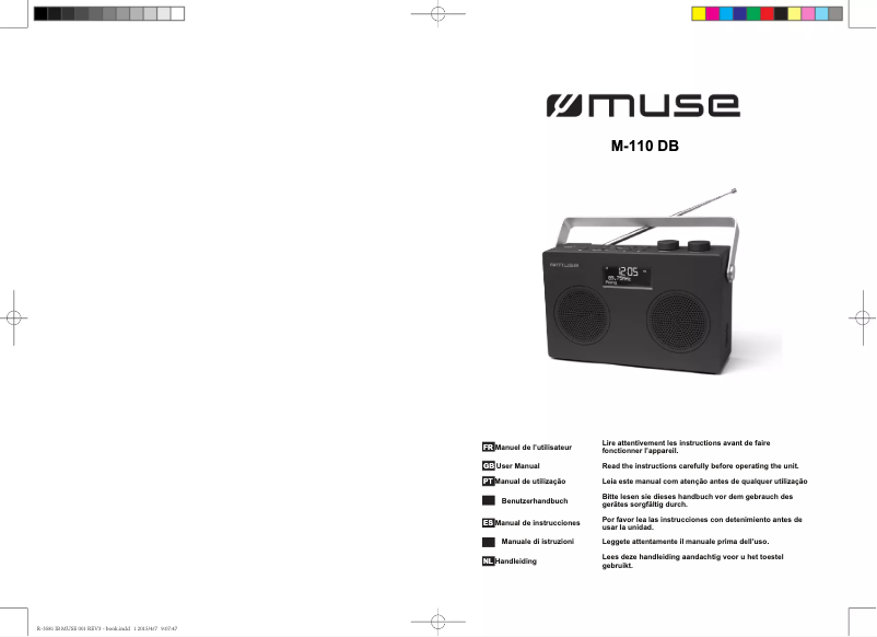 Página 1 del manual Manual de usuario Muse M-110