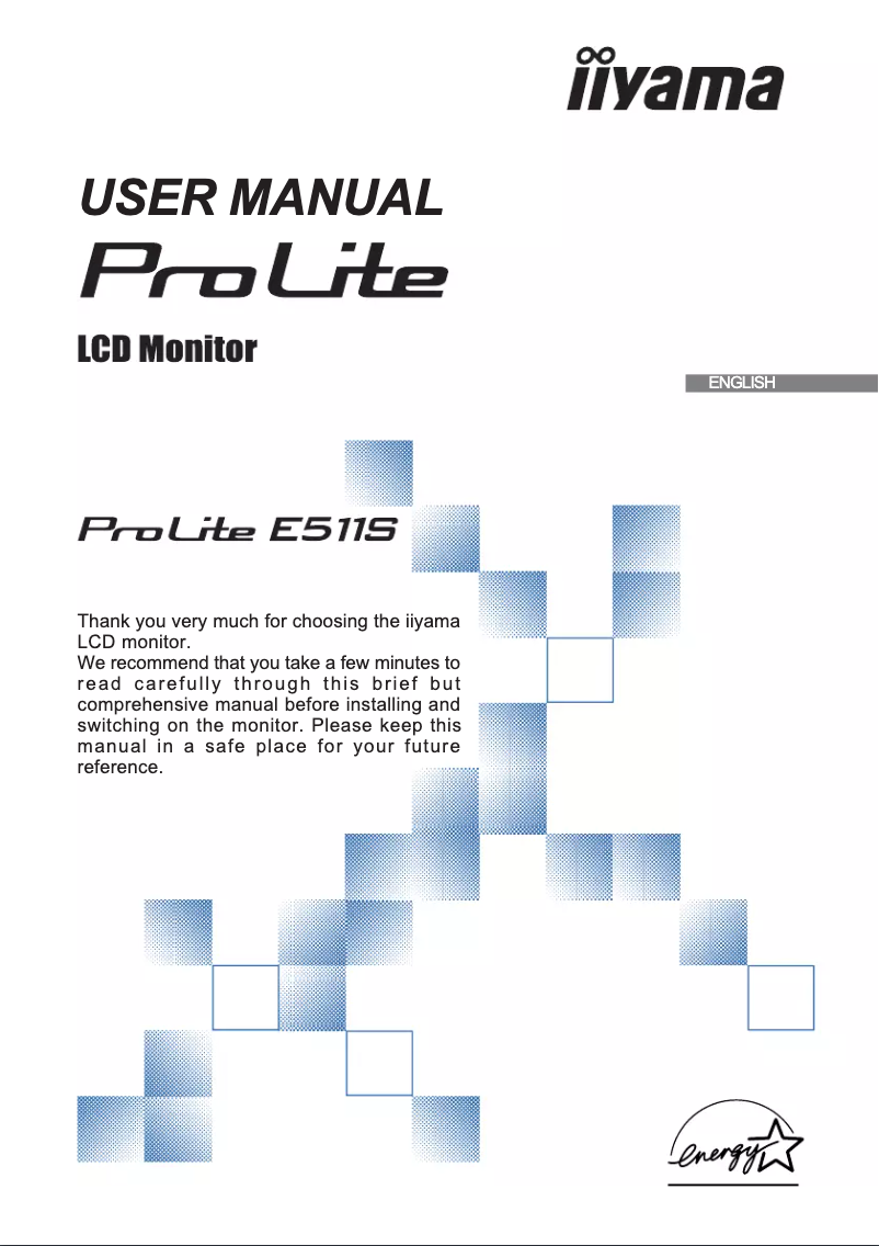 Página 1 del manual Manual de usuario Iiyama ProLite E511S