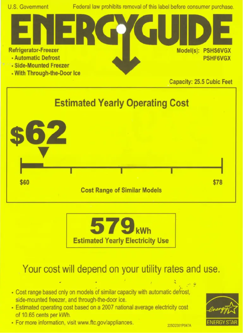 Imagen de la primera página del manual del dispositivo Profile PSHS6VGXSS