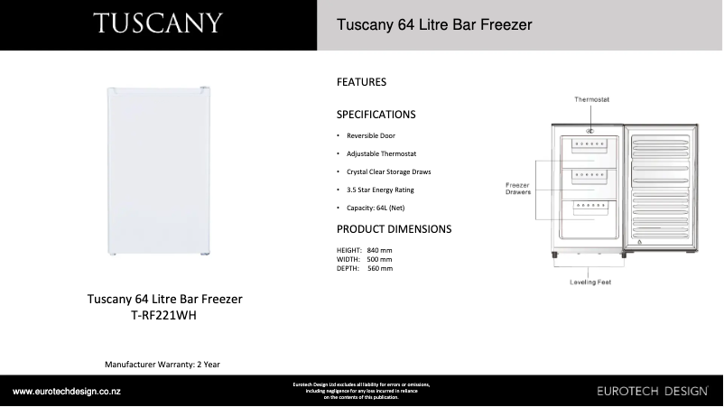 Image de la première page du manuel de l'appareil ED-BFR65WH