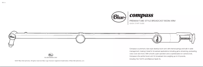 Page 1 de la notice Manuel utilisateur Logitech Compass