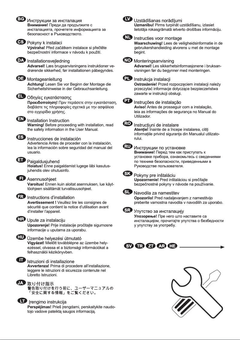 Page 1 de la notice Manuel utilisateur Zanussi TR3LFSTV