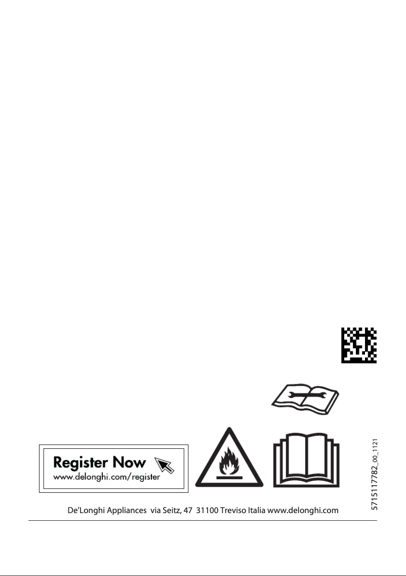 Page 1 de la notice Manuel utilisateur DeLonghi Pinguino Compact PACES72YOUNG