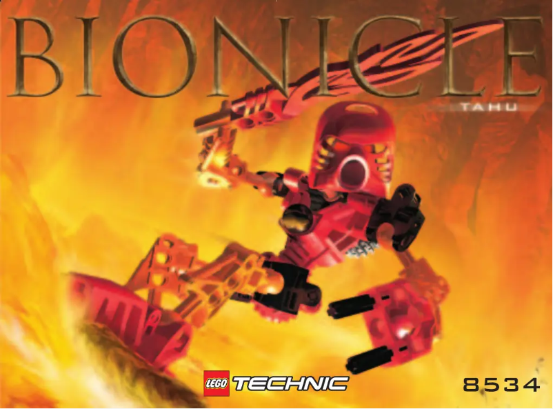 Image de la première page du manuel de l'appareil Bionicle 8534