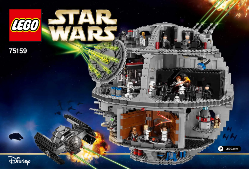 Page 1 de la notice Manuel utilisateur Lego Star Wars 75159