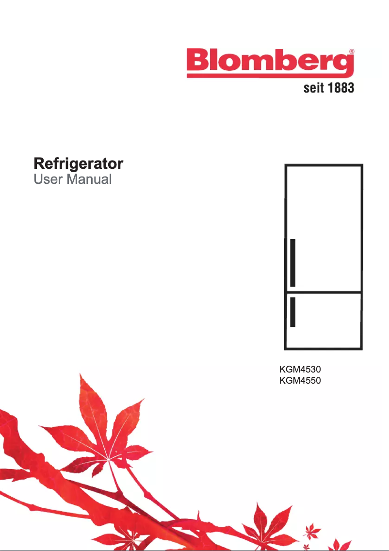 Image de la première page du manuel de l'appareil KGM4530