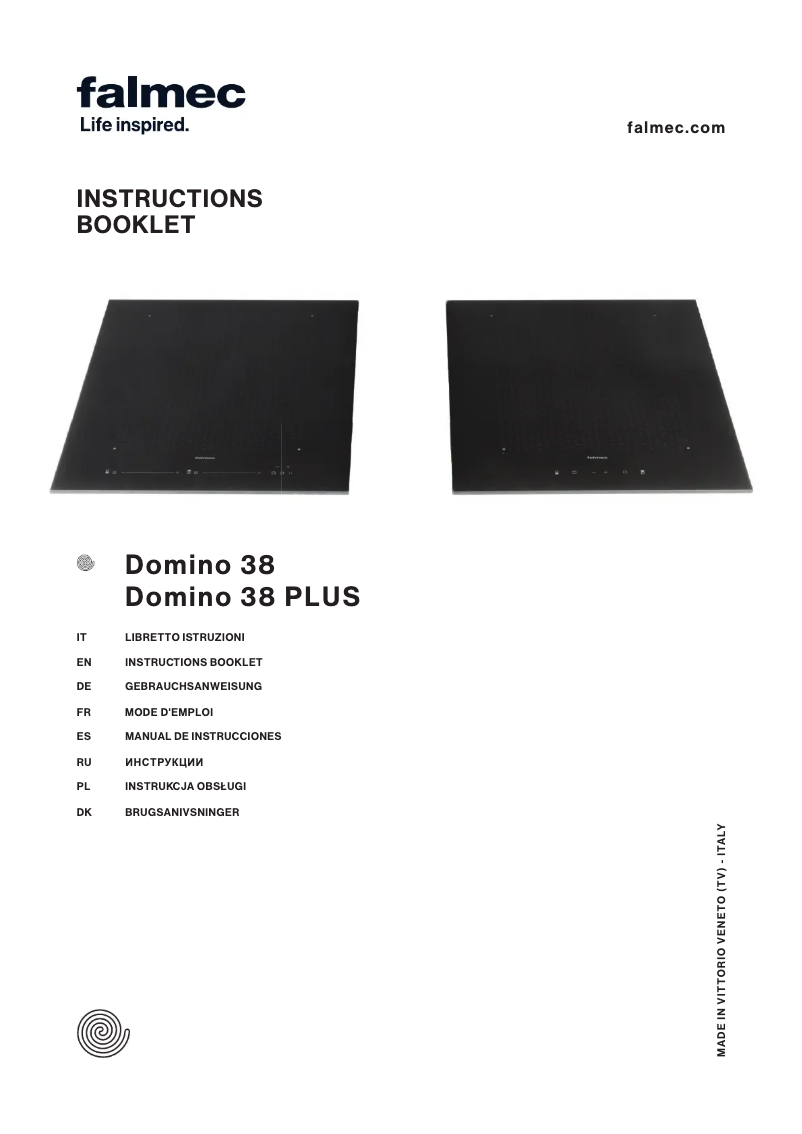 Page 1 de la notice Manuel utilisateur Falmec Domino 38 PLUS
