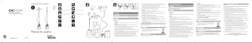 Imagen de la primera página del manual del dispositivo Walita DailyTouch RI502