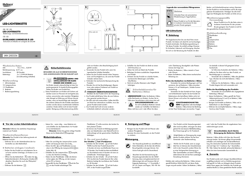 Image de la première page du manuel de l'appareil IAN 283556