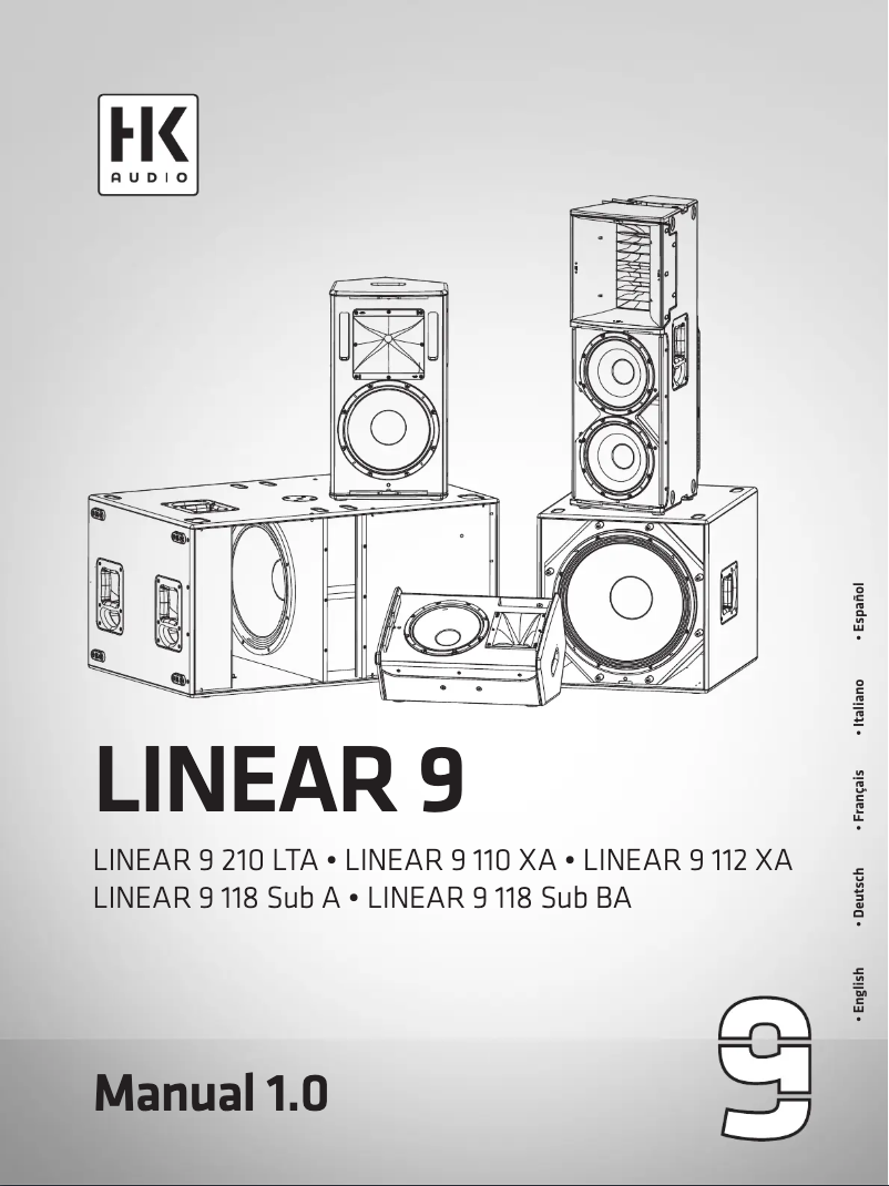 Page n°1 - Manuel utilisateur HK Audio Linear 9 118 Sub A
