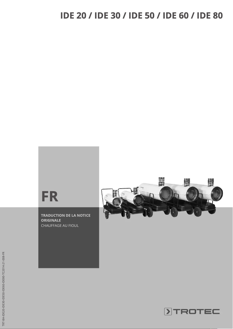 Page n°1 - Manuel utilisateur Trotec IDE 80