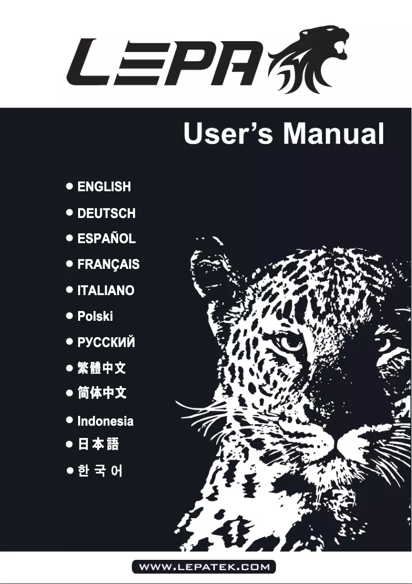 Image de la première page du manuel de l'appareil G600-MB